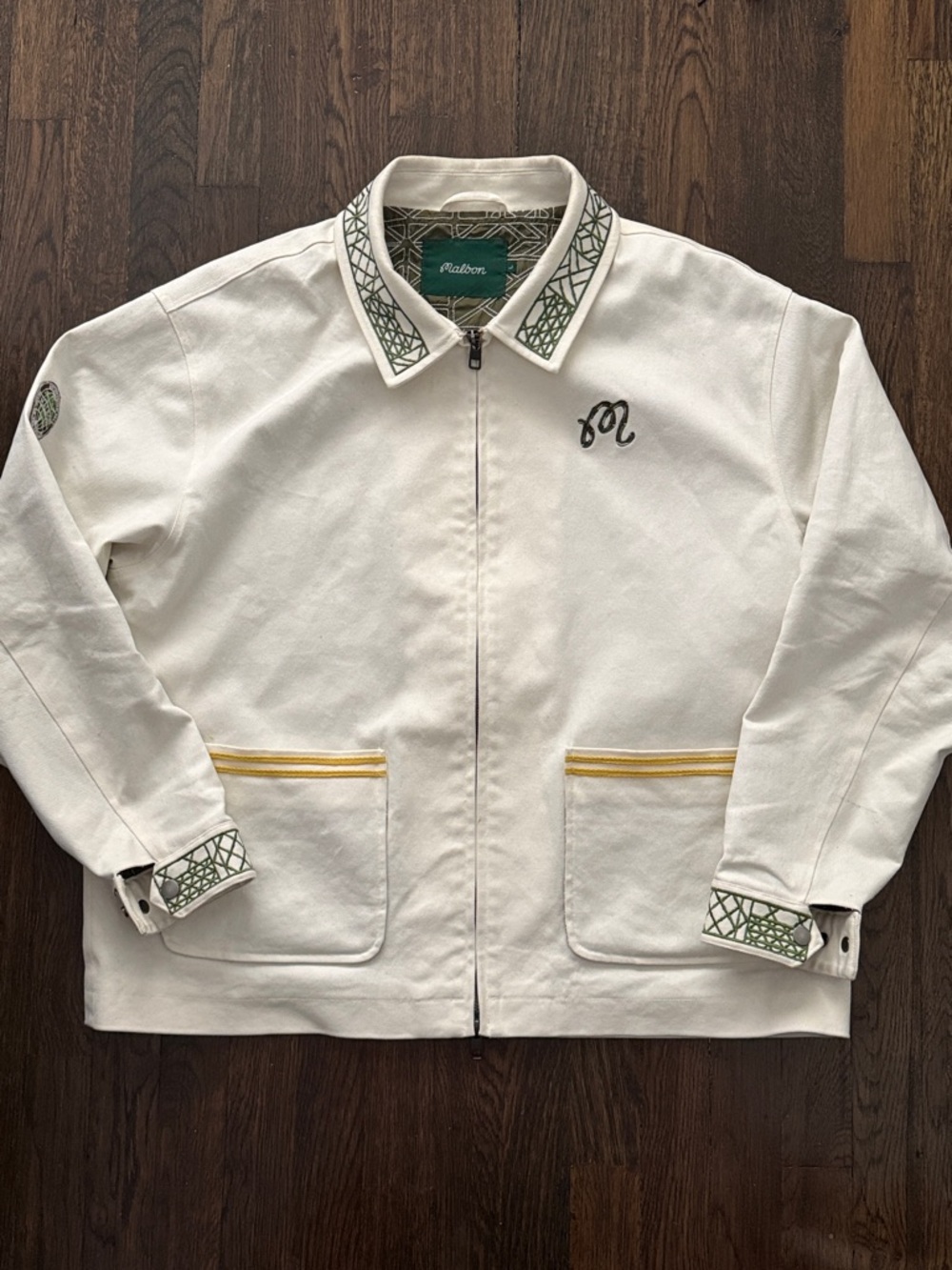 USED Malbon coaches jacket size large in good condition